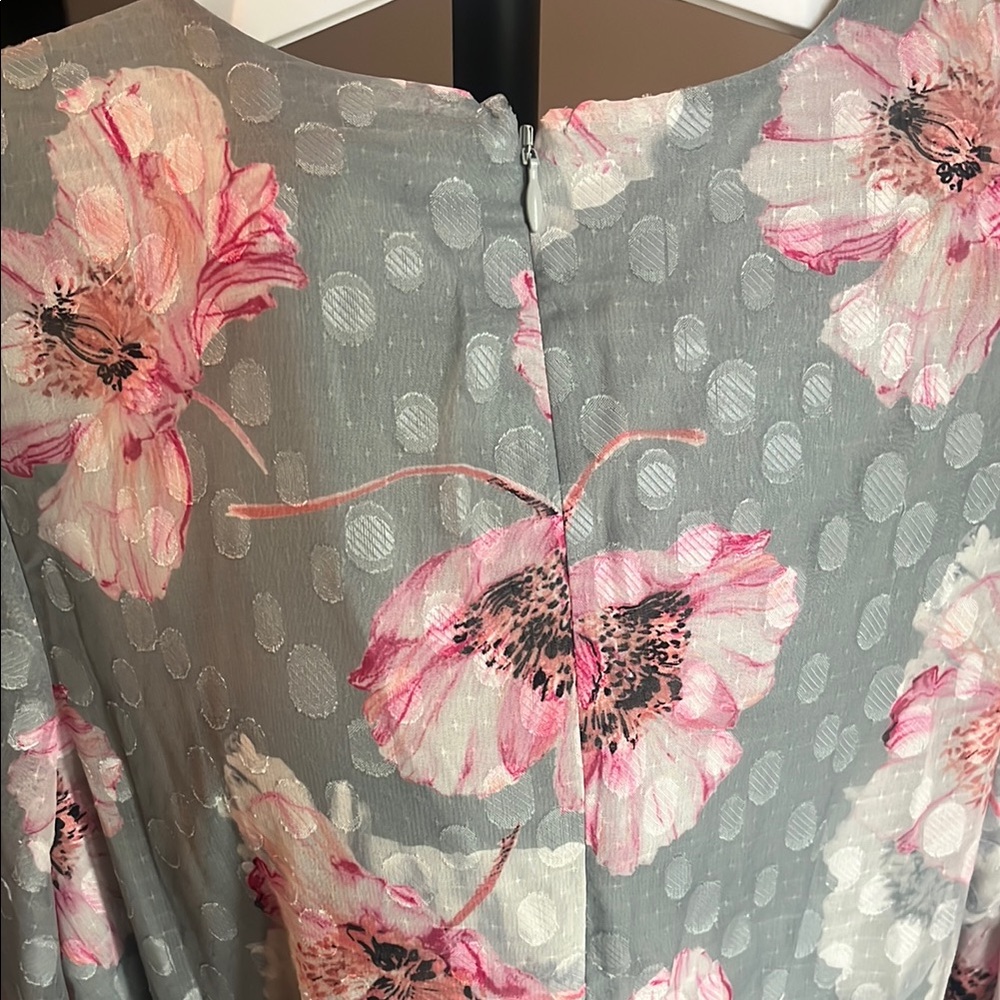 Floral Long Sleeve Wrap Romper - Picture 12 of 16